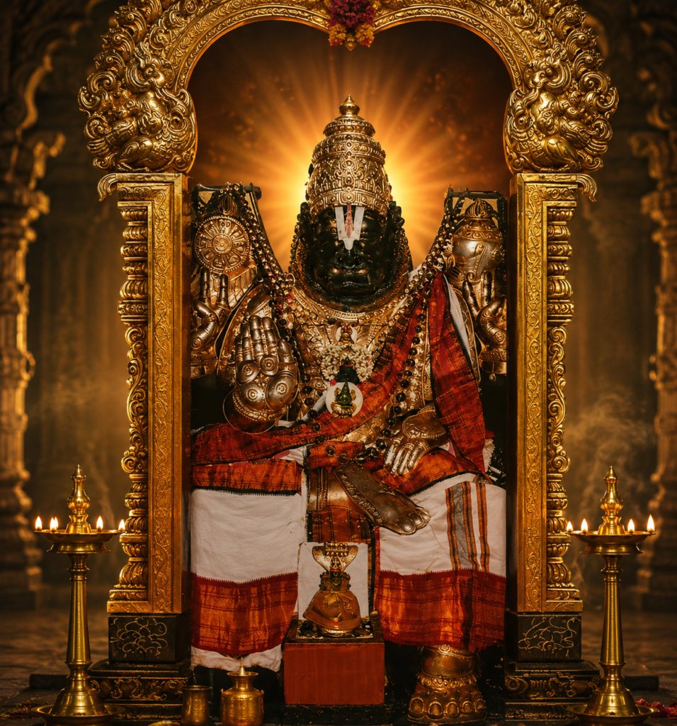 సింగపెరుమాళ్ కోయిల్ పాడలాత్రి నరసింహస్వామి క్షేత్రం(model)